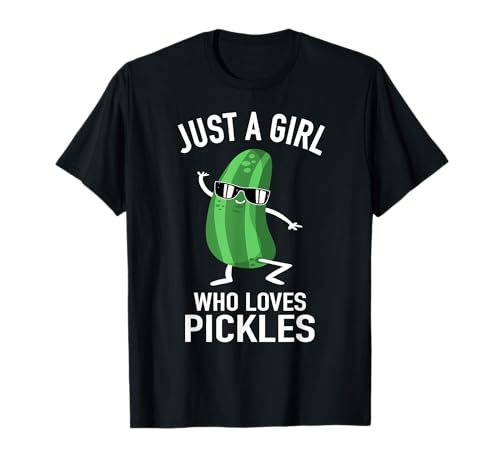 Nur ein Mädchen, das Gurken liebt T-Shirt Nur ein Mädchen, das Gurken liebt T-Shirt von Girl Loves Pickles