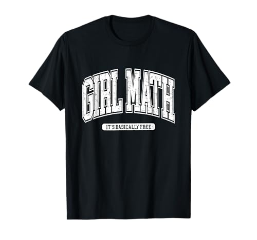 Retro Girl Math Es ist im Grunde eine kostenlose Girl Math University T-Shirt Retro Girl Math Es ist im Grunde eine kostenlose Girl Math University T-Shirt von Girl Math It's Basically Free Girl Math University