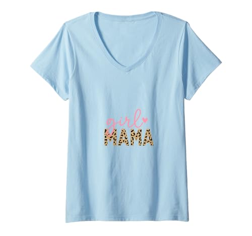Damen Lustiger Spruch Momma of Girls T-Shirt mit V-Ausschnitt Damen Lustiger Spruch Momma of Girls T-Shirt mit V-Ausschnitt von Girl Mom Designs
