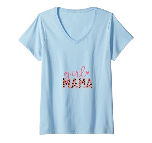 Damen Lustiger Spruch Momma of Girls T-Shirt mit V-Ausschnitt Damen Lustiger Spruch Momma of Girls T-Shirt mit V-Ausschnitt von Girl Mom Designs