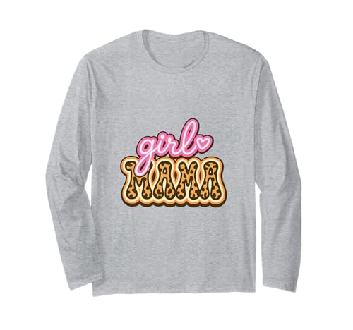 Lustiger Spruch Momma of Girls Langarmshirt von Girl Mom Designs