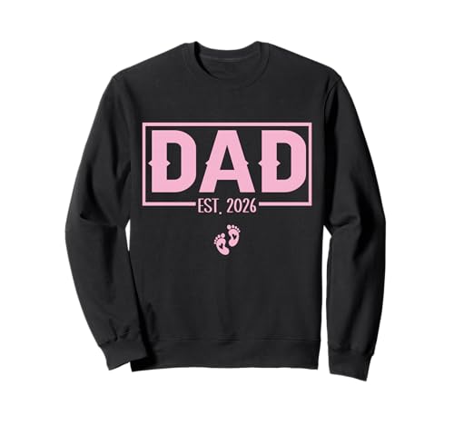 Mädchen Papa Est 2026 Wird zum ersten Mal Mädchen Papa Neuer Papa Vater Sweatshirt Mädchen Papa Est 2026 Wird zum ersten Mal Mädchen Papa Neuer Papa Vater Sweatshirt von Girl Newborn 2026 loading New Dad Mom 2026