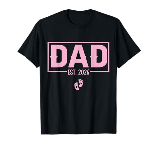 Mädchen Papa Est 2026 Wird zum ersten Mal Mädchen Papa Neuer Papa Vater T-Shirt Mädchen Papa Est 2026 Wird zum ersten Mal Mädchen Papa Neuer Papa Vater T-Shirt von Girl Newborn 2026 loading New Dad Mom 2026