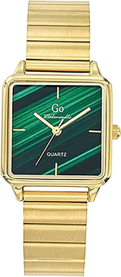 Girl Only Quarzuhr Girl Only GO Damen Armbanduhr, (Analoguhr), Damenuhr GO gold, klein (ca. 30mm) Edelstahlarmband, Fashion-Style von Girl Only