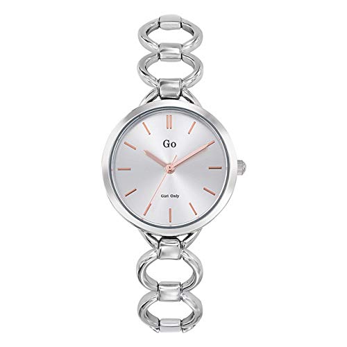 Girl Only Damen Armbanduhr Silber Analog 695213 GO Edelstahlarmband UGO695213 Analoguhr von GO Girl Only