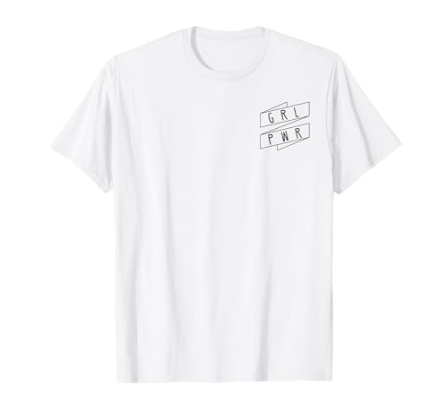 GRL PWR einfaches feministisches Mädchen-Power-Geschlecht T-Shirt GRL PWR einfaches feministisches Mädchen-Power-Geschlecht T-Shirt von Girl Power Feminine Apparel