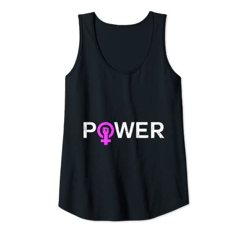 Damen Girl Power Powerfrauen Tank Top von Girl Power Feminine Woman Gift Ideas