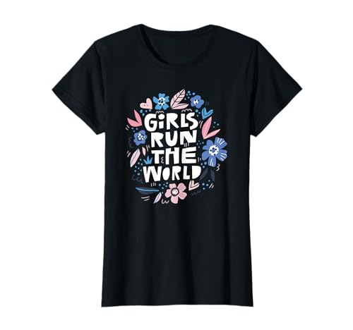 Mädchen Run The World Shirt für Frauen und Kinder T-Shirt von Girl Power Shirt Co