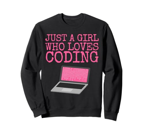 Nur ein Mädchen, das Programmieren liebt Sweatshirt Nur ein Mädchen, das Programmieren liebt Sweatshirt von Girl Software Developer Coding By DoodleRob