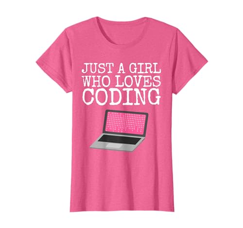Nur ein Mädchen, das Programmieren liebt T-Shirt von Girl Software Developer Coding By DoodleRob