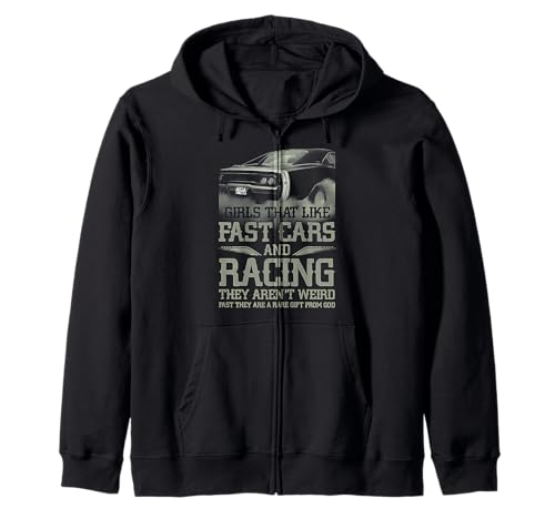 Racing Girl, das schnelle Autorennen mag, sie sind Nicht komisch Kapuzenjacke Racing Girl, das schnelle Autorennen mag, sie sind Nicht komisch Kapuzenjacke von Girl That Like Fast Cars Racing They Aren't Weird