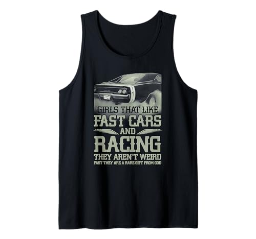 Racing Girl, das schnelle Autorennen mag, sie sind Nicht komisch Tank Top Racing Girl, das schnelle Autorennen mag, sie sind Nicht komisch Tank Top von Girl That Like Fast Cars Racing They Aren't Weird