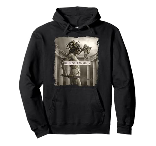 Girl Will Be Mädchenhemden Medusa Feminist Damen Pullover Hoodie Girl Will Be Mädchenhemden Medusa Feminist Damen Pullover Hoodie von Girl Will Be Girls Shirts Family Decorations