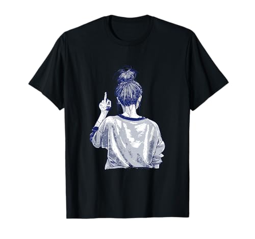 Mädchen mit Haltung Mittelfinger Sarkasmus Rebel Lustiges Dating T-Shirt Mädchen mit Haltung Mittelfinger Sarkasmus Rebel Lustiges Dating T-Shirt von Girl With Middle Finger Sarcastic Attitude Rebel