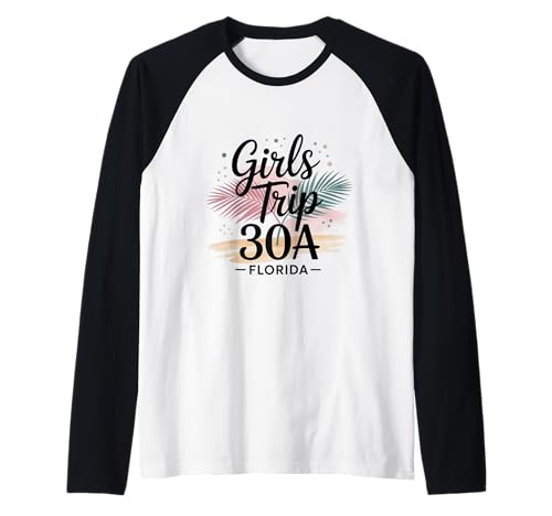 Girl's Trip 30A Seaside Rosmarin Girls Travel Crew Besties Raglan Girl's Trip 30A Seaside Rosmarin Girls Travel Crew Besties Raglan von Girl's Vacation Matching Group