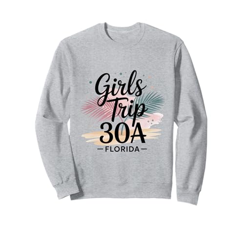 Girl's Trip 30A Seaside Rosmarin Girls Travel Crew Besties Sweatshirt Girl's Trip 30A Seaside Rosmarin Girls Travel Crew Besties Sweatshirt von Girl's Vacation Matching Group
