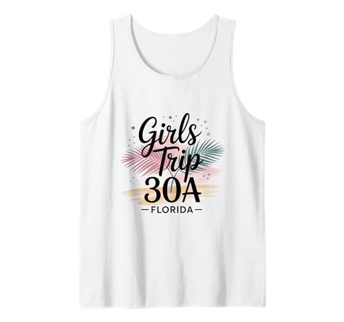Girl's Trip 30A Seaside Rosmarin Girls Travel Crew Besties Tank Top Girl's Trip 30A Seaside Rosmarin Girls Travel Crew Besties Tank Top von Girl's Vacation Matching Group