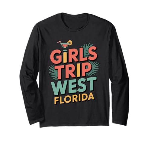 Girl's Trip Key West Beste Damenunterwäsche für Mädchen Florida Vacay Langarmshirt von Girl's Vacation Matching Group