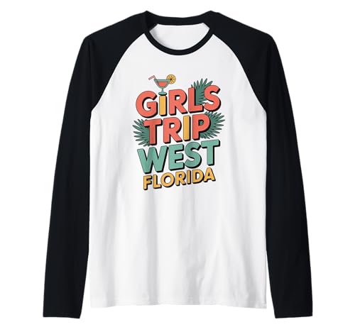 Girl's Trip Key West Beste Damenunterwäsche für Mädchen Florida Vacay Raglan Girl's Trip Key West Beste Damenunterwäsche für Mädchen Florida Vacay Raglan von Girl's Vacation Matching Group