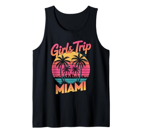 Girl's Trip Miami Besties für Damen South Beach Florida Vacay Tank Top Girl's Trip Miami Besties für Damen South Beach Florida Vacay Tank Top von Girl's Vacation Matching Group