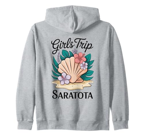 Girl's Trip Sarasota Girls Florida Travel Crew Besties Kapuzenjacke Girl's Trip Sarasota Girls Florida Travel Crew Besties Kapuzenjacke von Girl's Vacation Matching Group