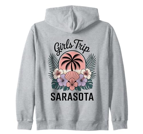 Girl's Trip Sarasota Girls Florida Travel Crew Besties Kapuzenjacke Girl's Trip Sarasota Girls Florida Travel Crew Besties Kapuzenjacke von Girl's Vacation Matching Group