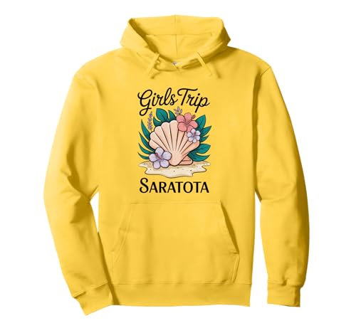 Girl's Trip Sarasota Girls Florida Travel Crew Besties Pullover Hoodie Girl's Trip Sarasota Girls Florida Travel Crew Besties Pullover Hoodie von Girl's Vacation Matching Group
