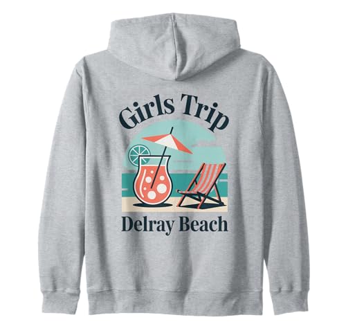 Mädchenreise Delray Beach Girls Travel Crew Florida Besties Kapuzenjacke Mädchenreise Delray Beach Girls Travel Crew Florida Besties Kapuzenjacke von Girl's Vacation Matching Group