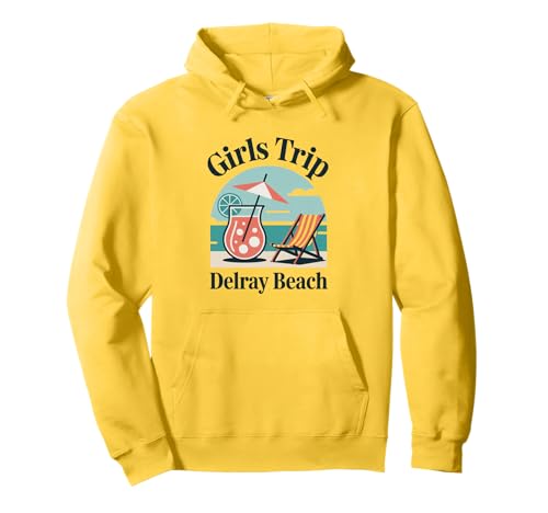 Mädchenreise Delray Beach Girls Travel Crew Florida Besties Pullover Hoodie Mädchenreise Delray Beach Girls Travel Crew Florida Besties Pullover Hoodie von Girl's Vacation Matching Group