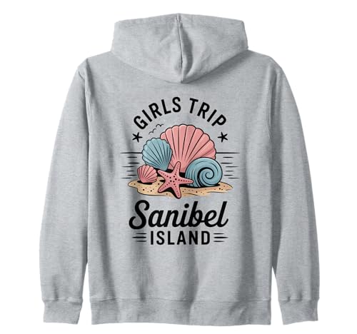 Mädchenreise Sanibel Island Girls Travel Crew Florida Besties Kapuzenjacke Mädchenreise Sanibel Island Girls Travel Crew Florida Besties Kapuzenjacke von Girl's Vacation Matching Group