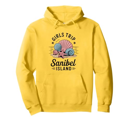 Mädchenreise Sanibel Island Girls Travel Crew Florida Besties Pullover Hoodie Mädchenreise Sanibel Island Girls Travel Crew Florida Besties Pullover Hoodie von Girl's Vacation Matching Group