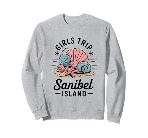 Mädchenreise Sanibel Island Girls Travel Crew Florida Besties Sweatshirt Mädchenreise Sanibel Island Girls Travel Crew Florida Besties Sweatshirt von Girl's Vacation Matching Group