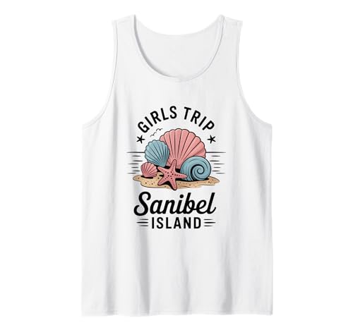 Mädchenreise Sanibel Island Girls Travel Crew Florida Besties Tank Top Mädchenreise Sanibel Island Girls Travel Crew Florida Besties Tank Top von Girl's Vacation Matching Group