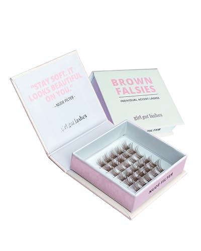 GIRL GOT LASHES - Accent Lashes (Brown Falsies) von girl got lashes