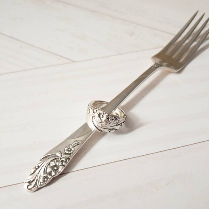 Abendstern Löffel Griff Ring von GirlRanAway