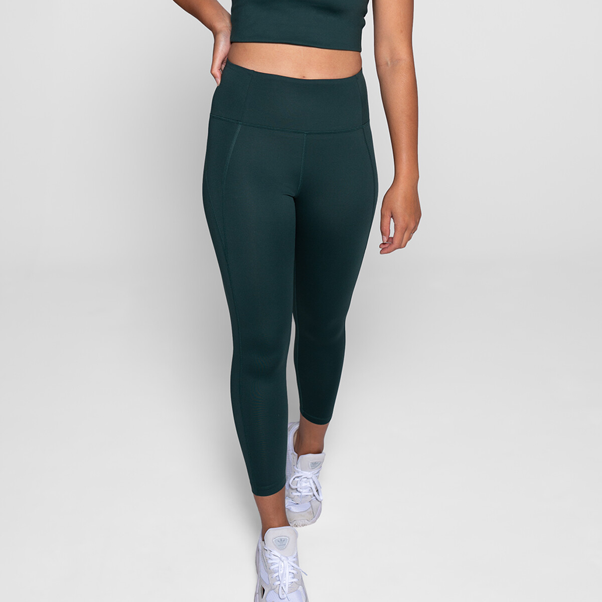 Girlfriend Collective Compressive High Rise / Leggings, Farbe: Moss, Größe: M, Damen von Girlfriend Collective