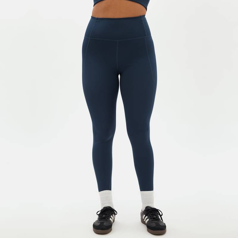 Girlfriend Collective Compressive high rise Leggings, Blau, Größe: M, Damen von Girlfriend Collective