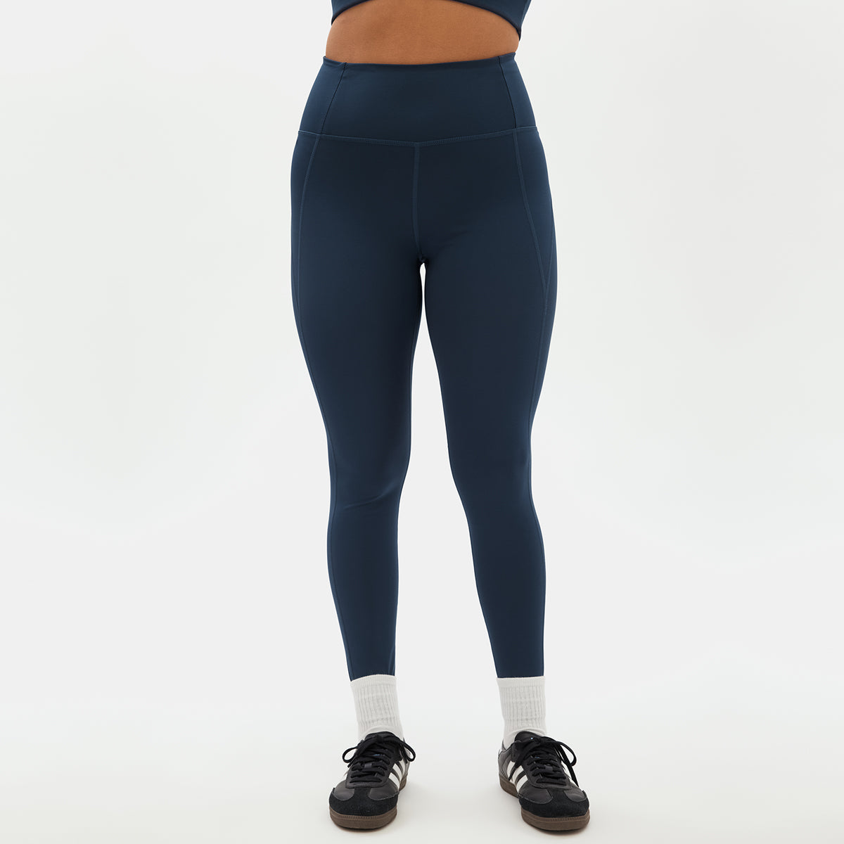 Girlfriend Collective Compressive High Rise Leggings, Farbe: Midnight, Größe: S, Damen von Girlfriend Collective