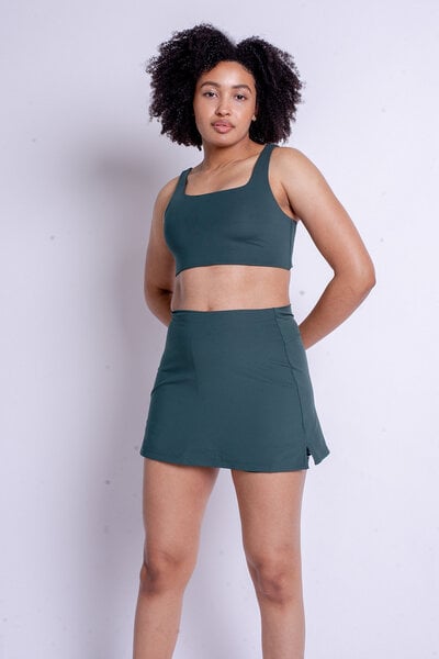 Girlfriend Collective Hosenrock - The Skort High-Rise - aus recyceltem Polyester von Girlfriend Collective