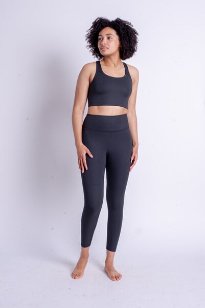 Girlfriend Collective Leggins - High-Rise Rib 7/8 von Girlfriend Collective