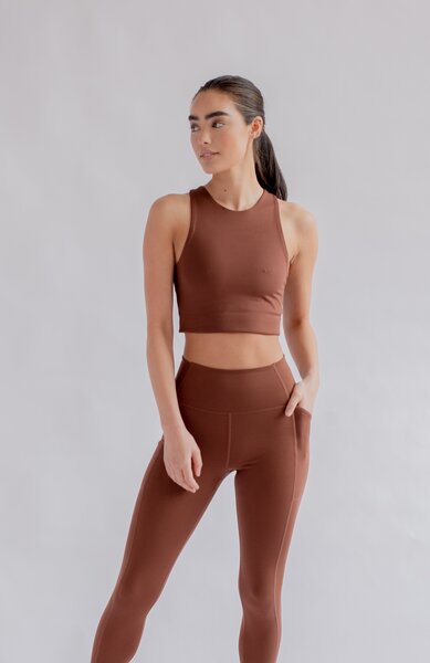 Girlfriend Collective Leggins - Pocket High-Rise 7/8 von Girlfriend Collective