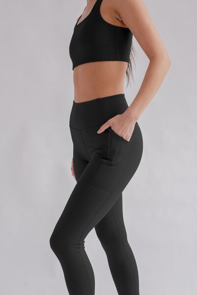 Girlfriend Collective Leggins - Pocket High-Rise Long von Girlfriend Collective