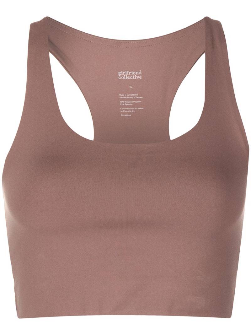 Girlfriend Collective Paloma Sport-BH - Braun von Girlfriend Collective