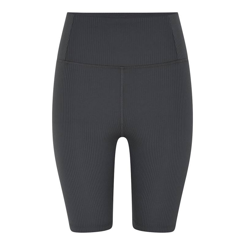 Girlfriend Collective Rib Bike Shorts, Schwarz, Größe: L, Damen von Girlfriend Collective
