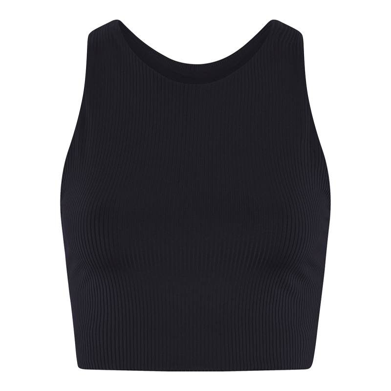 Girlfriend Collective Rib Dylan Sport BH, Schwarz, Größe: S, Damen von Girlfriend Collective