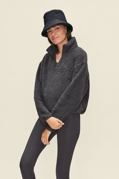 Half Zip Sherpa Jacket - Girlfriend Collective von Girlfriend Collective