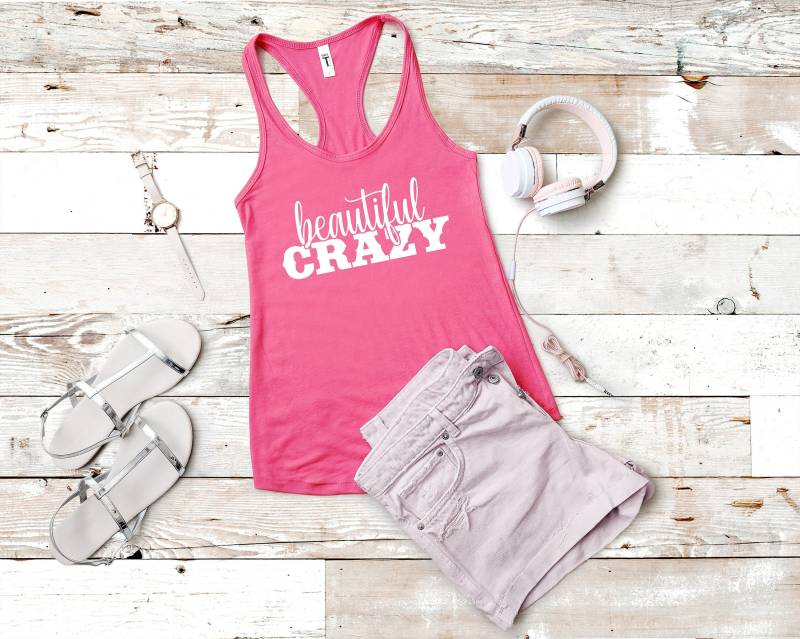 Schönes Verrücktes Shirt, Schönes Tank, Country Musik Konzert Mädchen Festival Tank von GirliesGalore