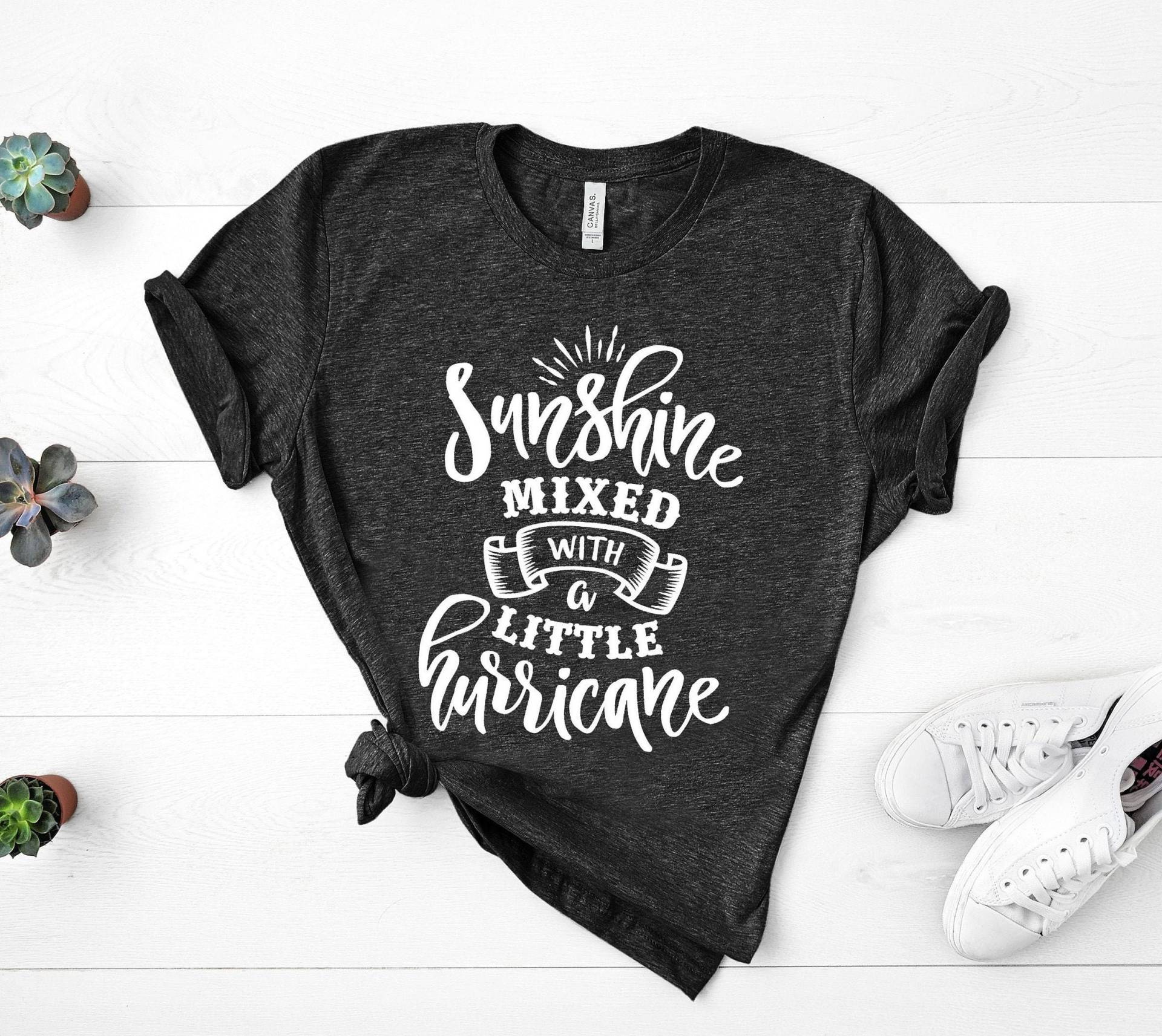 Sonnenschein Gemischt Mit Einem Kleinen Hurrikan-Hemd, Sonnenschein-Hurrikan-Hemd, Country-Konzert-T-Shirt, Country-Mädchen-Hemd, Südliches von GirliesGalore