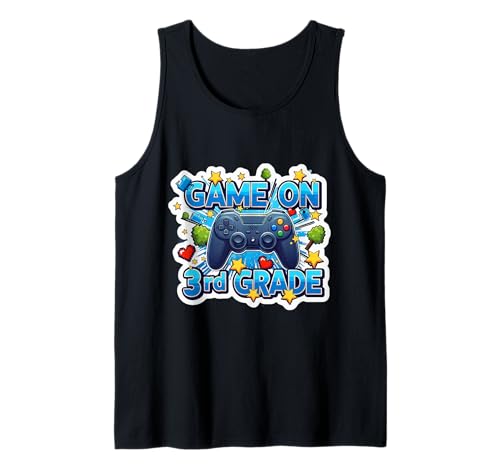 Mädchen, 3. Klasse, Vibes, zurück ins Schuljahr, Schülerin, Lehrerin Tank Top von Girls 3rd Grade Vibes Back To School Year Products