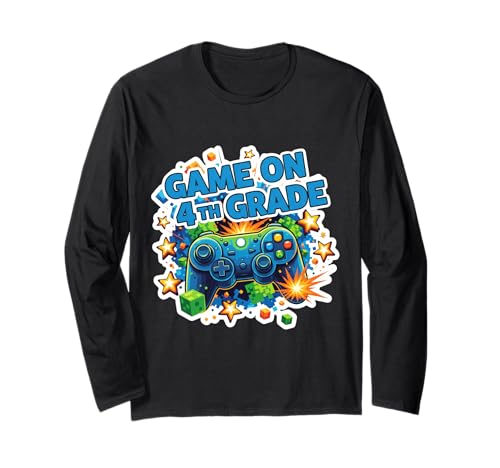 Mädchen, 4. Klasse, Vibes, zurück ins Schuljahr, Schülerin, Lehrerin Langarmshirt Mädchen, 4. Klasse, Vibes, zurück ins Schuljahr, Schülerin, Lehrerin Langarmshirt von Girls 4th Grade Vibes Back To School Year Products